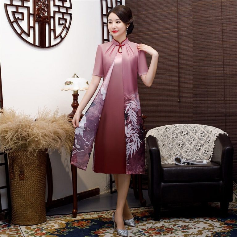 Two Piece Chinese Dress