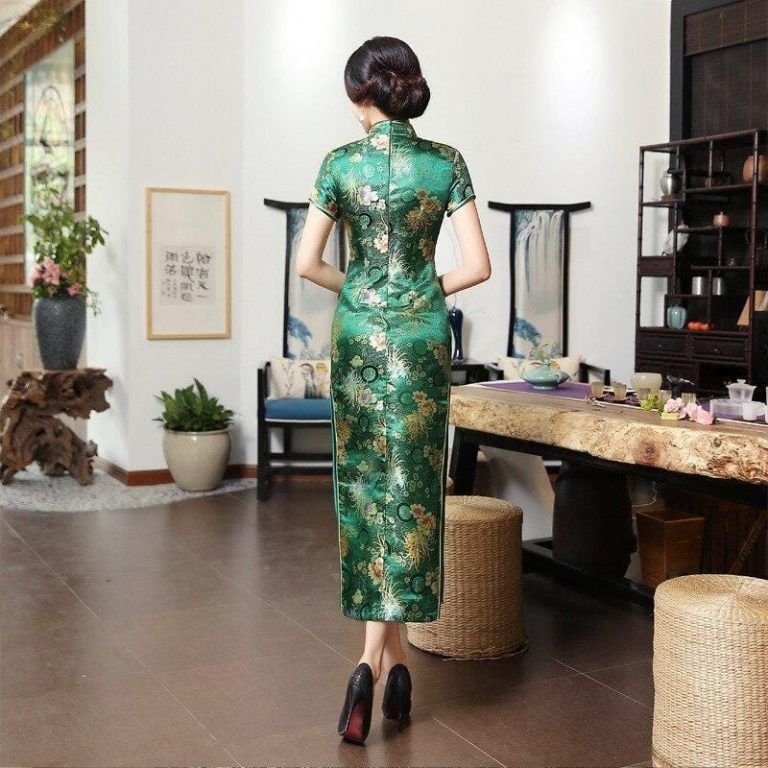 Vegetable Patterns Chinese Dress