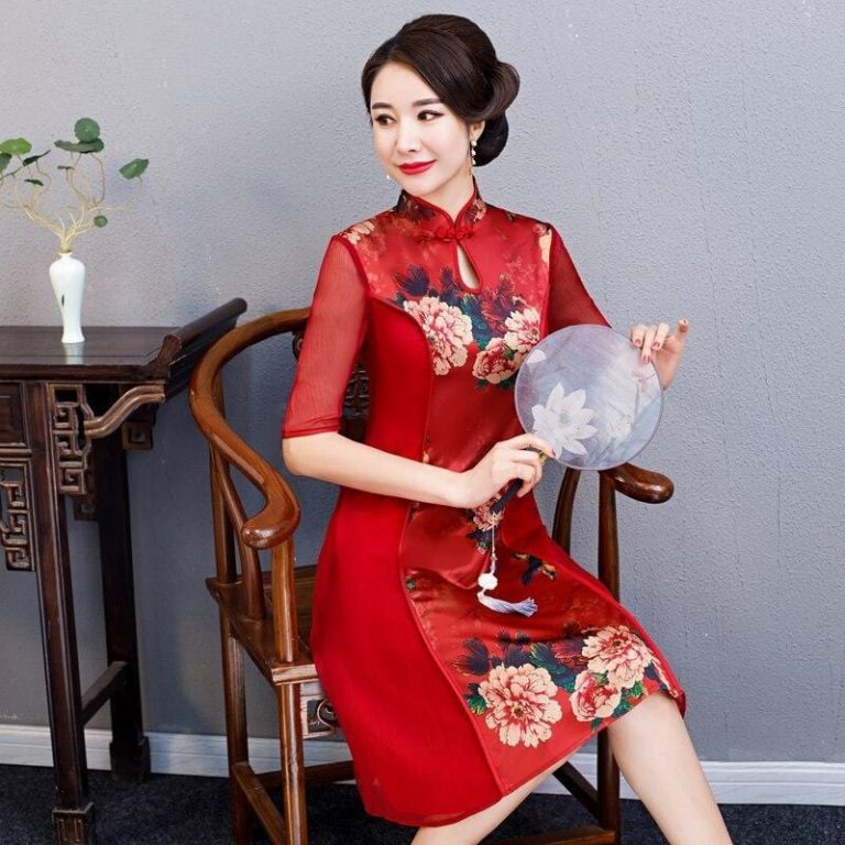 Peony Chinese Dress