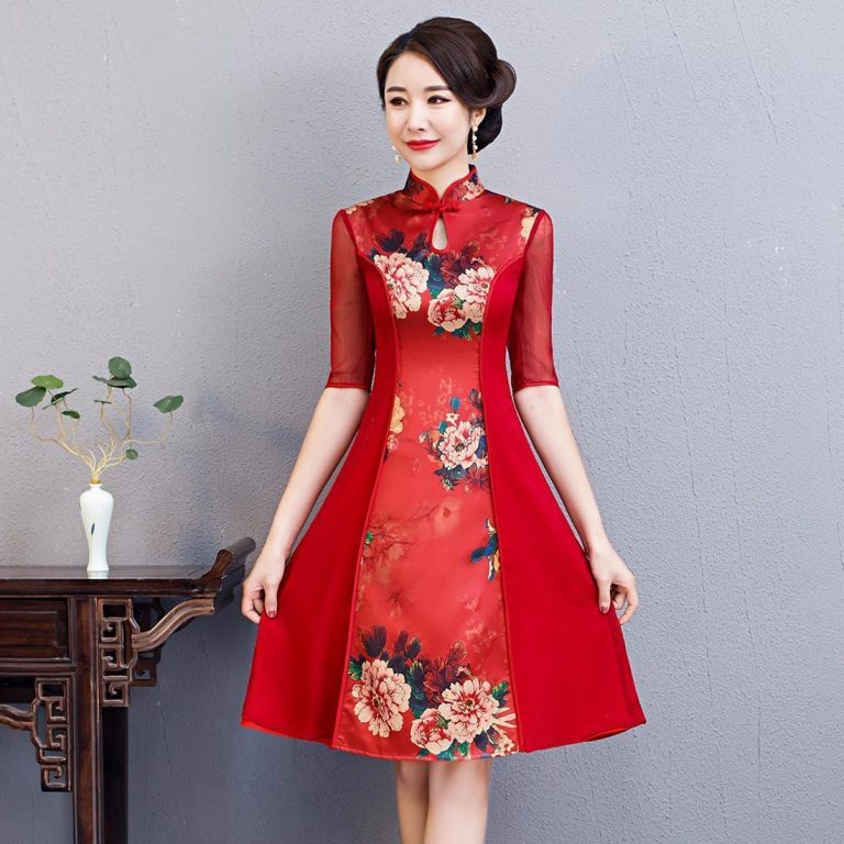 Peony Chinese Dress